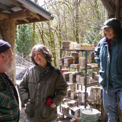 hanging around kiln